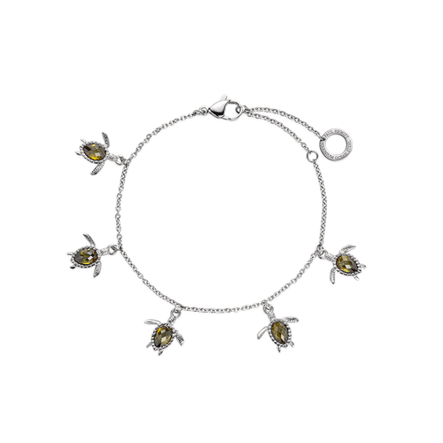 Turtle Armkette Silber