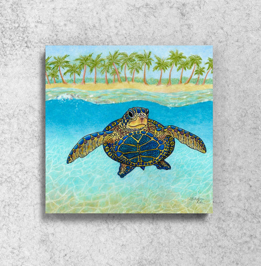 Turtle Paradise Magnet
