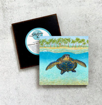 Turtle Paradise Magnet
