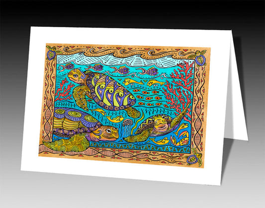 Turtle Time Notecard