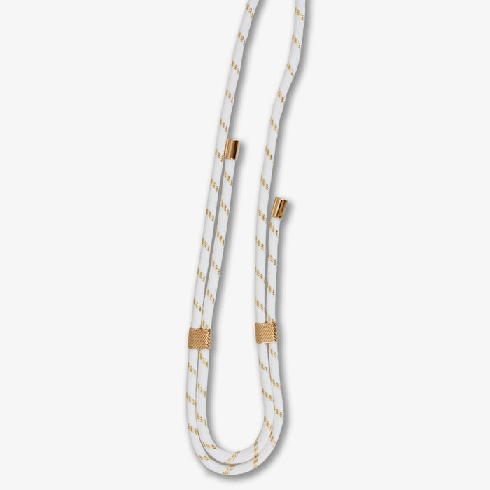 Universal Crossbody Phone Strap with Plush Animal - Ivory Dog