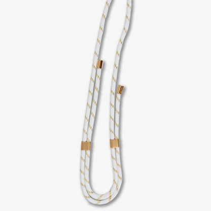 Universal Crossbody Phone Strap with Plush Animal - Ivory Dog
