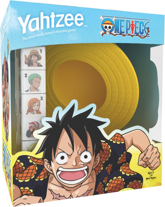 USAopoly Yahtzee - One Piece Collectible Monkey D. Luffy Straw Hat Dice Cup - Kryptonite Character Store