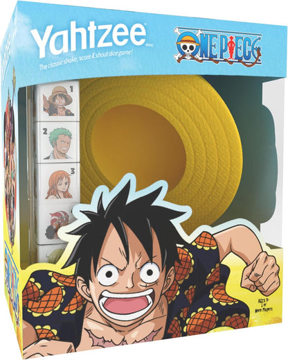 USAopoly Yahtzee - One Piece Collectible Monkey D. Luffy Straw Hat Dice Cup - Kryptonite Character Store