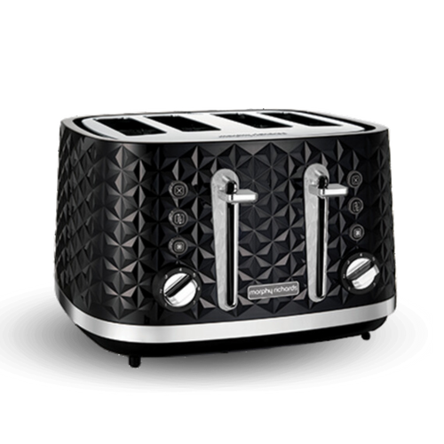 Vector Black 4-Slice Toaster