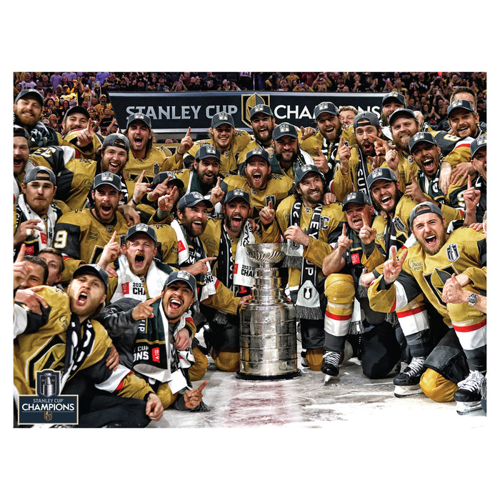 Vegas Golden Knights - 2023 Team Stanley Cup Pose - Peel & Stick Poster - Official NHL - Reusable Vinyl Wall Decal - Vegas Team Store
