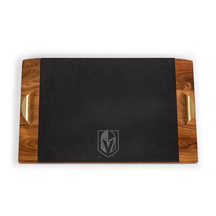 Vegas Golden Knights - Covina Acacia and Slate Serving Tray - Vegas Team Store