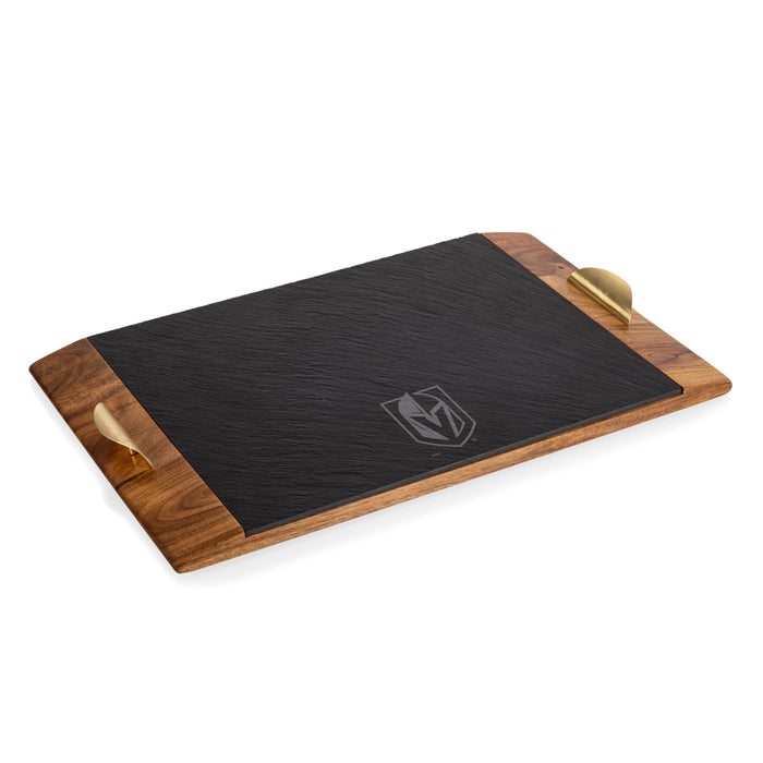 Vegas Golden Knights - Covina Acacia and Slate Serving Tray - Vegas Team Store