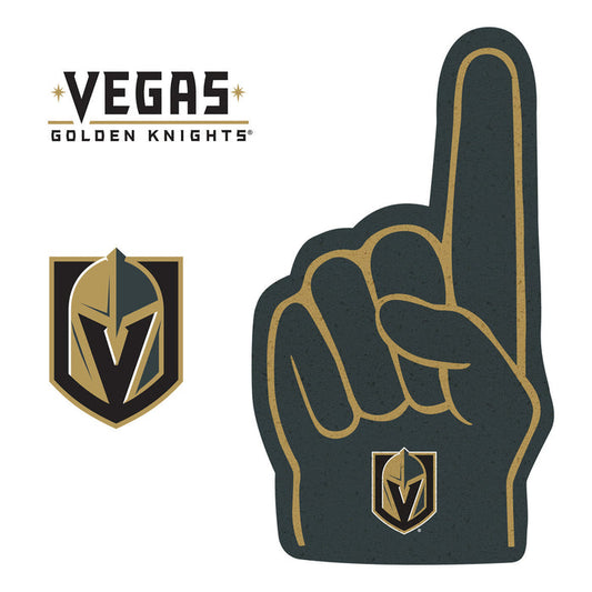 Vegas Golden Knights - RealBig Foam Finger Collection - Official NHL - Reusable Vinyl Wall Decals - Vegas Team Store