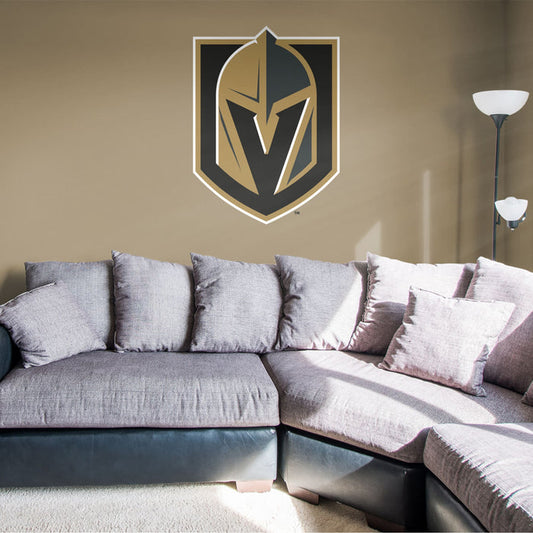 Vegas Golden Knights - RealBig Logo Collection - Official NHL - Reusable Vinyl Wall Decals - Vegas Team Store