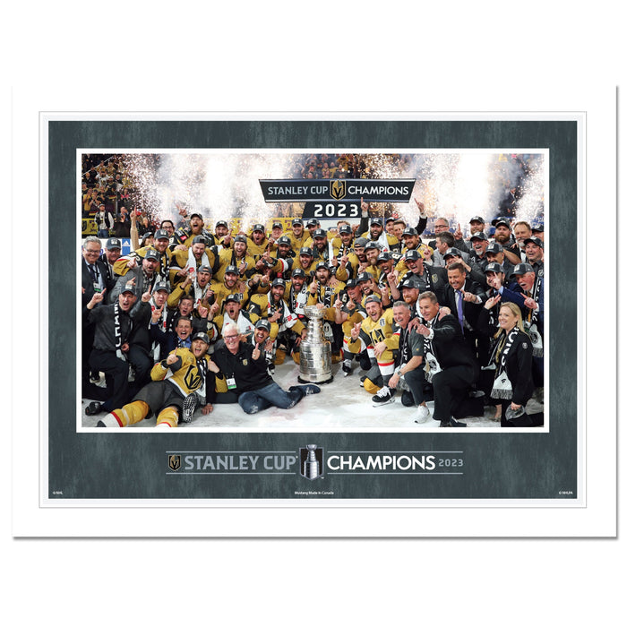 Vegas Golden Knights 12x16 Print - Stanley Cup Champions Photo - Vegas Team Store