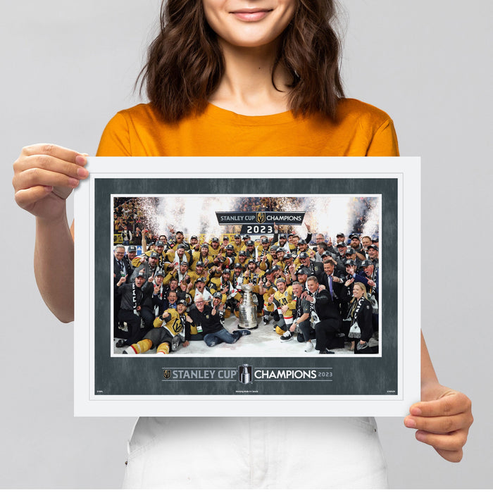 Vegas Golden Knights 12x16 Print - Stanley Cup Champions Photo - Vegas Team Store