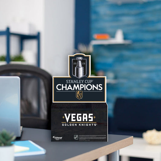Vegas Golden Knights 2023 Stanley Cup Champions - Mini Stand Out - Official NHL - Cardstock Cutout - Vegas Team Store