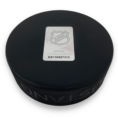Vegas Golden Knights Black Poker Chip Textured Puck - Vegas Team Store