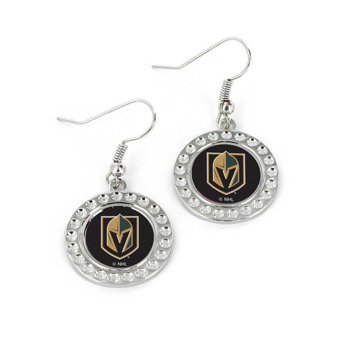 Vegas Golden Knights Dimple Earrings - Vegas Team Store