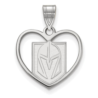 Vegas Golden Knights Heart Pendant - Vegas Team Store