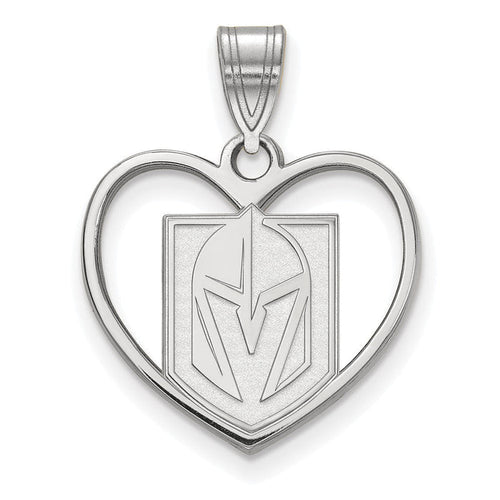 Vegas Golden Knights Heart Pendant - Vegas Team Store