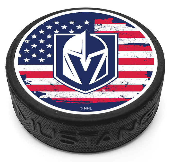 Vegas Golden Knights Puck - Patriot - Vegas Team Store