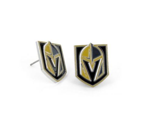 Vegas Golden Knights Team Post Earrings - Vegas Team Store