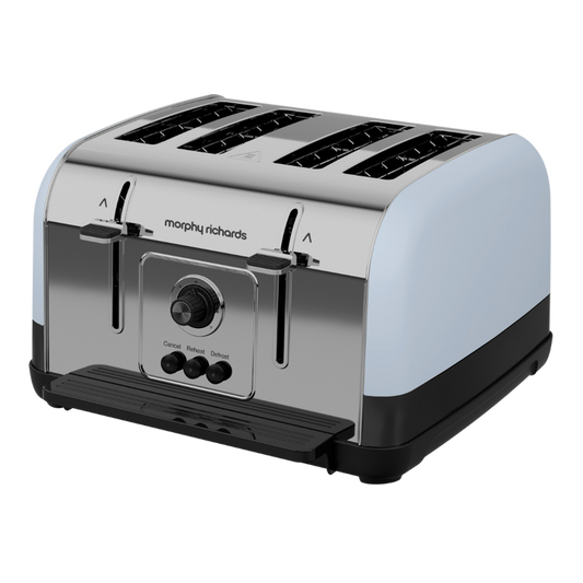 Venture Blue 4 Slice Toaster - Duck Egg