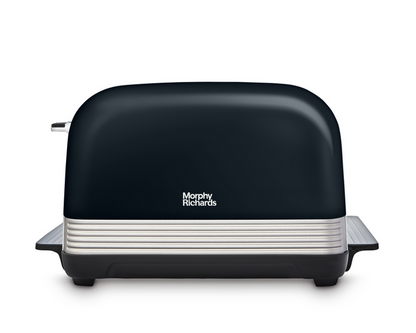 Venture Retro Black 4 Slice Toaster - Onyx