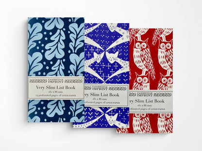 Very Slim List Book