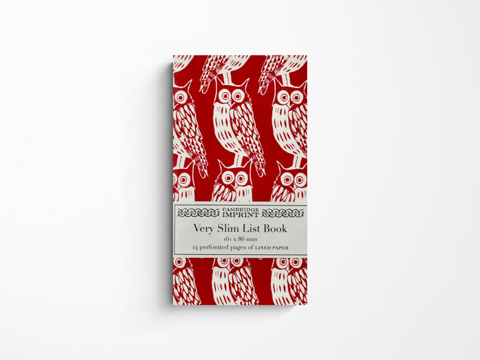 Very Slim List Book