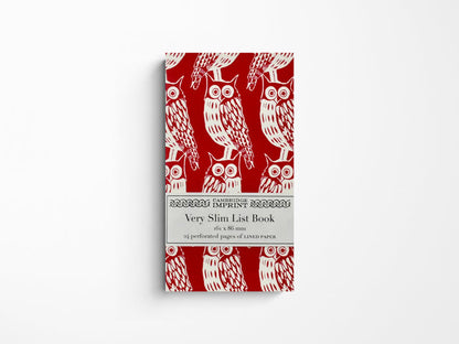 Very Slim List Book