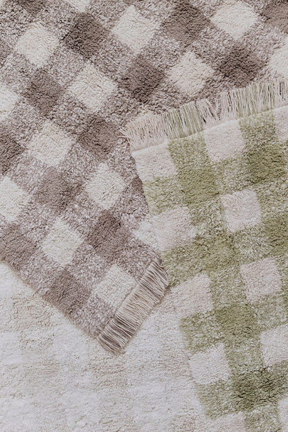Vichy Matcha Washable Area Rug - Rugs by Roo