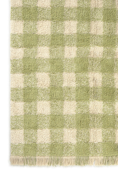 Vichy Matcha Washable Area Rug - Rugs by Roo