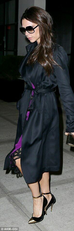VICTORIA BECKHAM Silk Purple Floral 90s Style Slip Dress