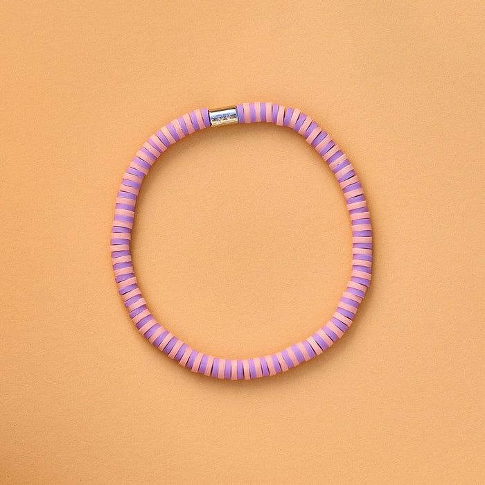 Violet Sunrise Seascape Stretch Bracelet