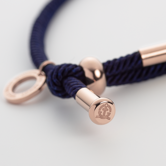 Vitamin Sea Armband Roségold Marinebelau