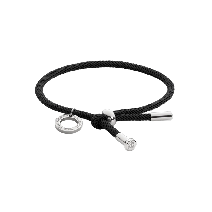Vitamin Sea Armband Silber Schwarz