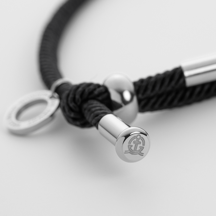 Vitamin Sea Armband Silber Schwarz