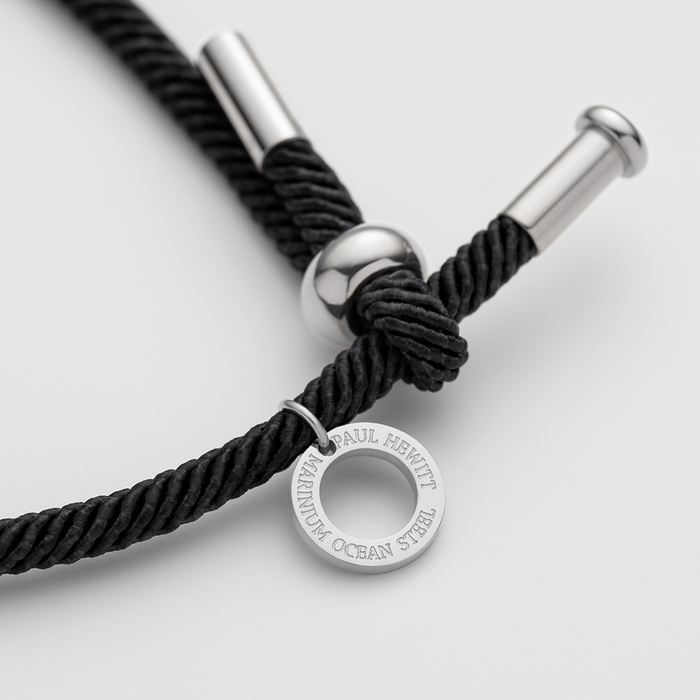 Vitamin Sea Armband Silber Schwarz