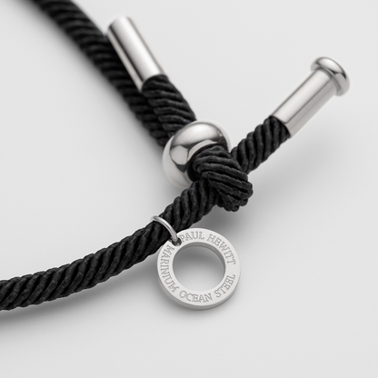 Vitamin Sea Armband Silber Schwarz
