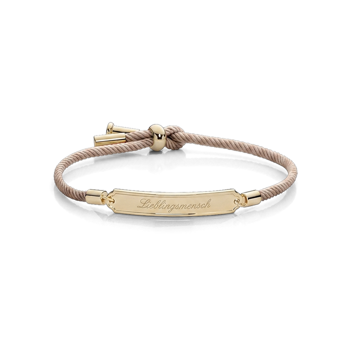 Vitamin Sea Gravur Armband Gold Sand