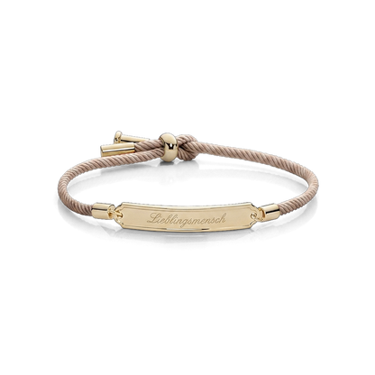 Vitamin Sea Gravur Armband Gold Sand