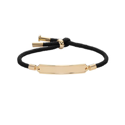 Vitamin Sea Gravur Armband Gold Schwarz