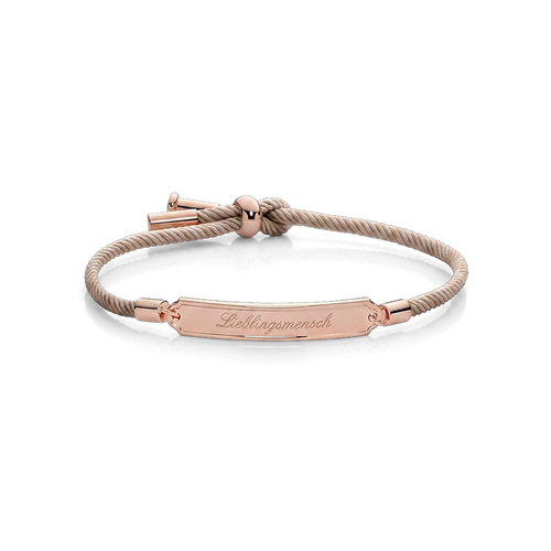 Vitamin Sea Gravur Armband Roségold Sand