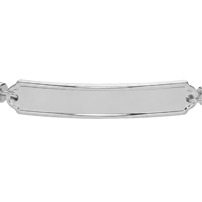Vitamin Sea Gravur Armband Silber Grau