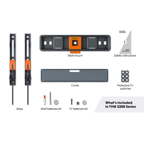 Vogels Comfort TVM 3205 Fixed TV Wall Mount for TVs from 19 to 50 inches Black
