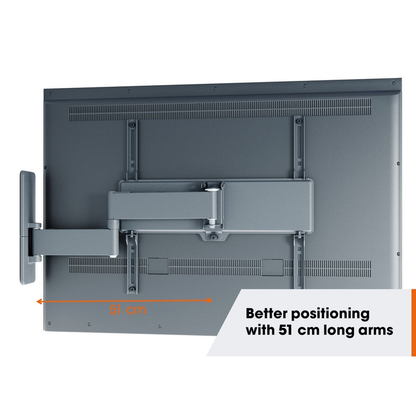 Vogels Quick TVM 1645 Full-Motion TV Wall Mount for TVs from 40 to 77 inches Black