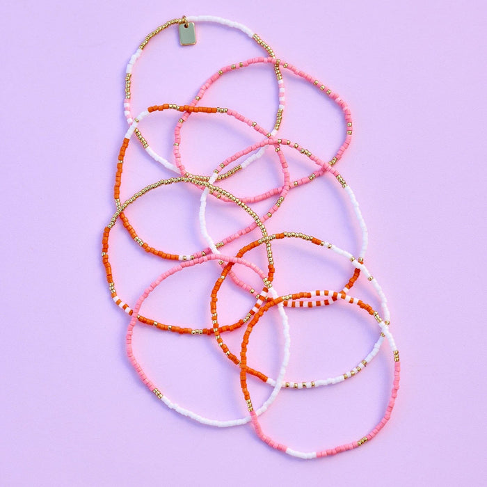 Warm Breeze Stretch Bracelet Set of 8