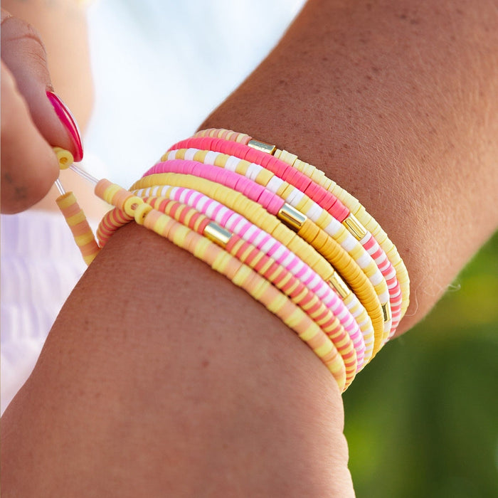 Warm Breeze Stretch Bracelet Set of 8