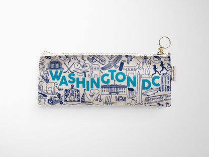 Washington DC Pencil Pouch - Natural