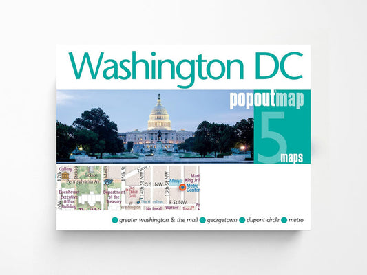 Washington DC Popout Map