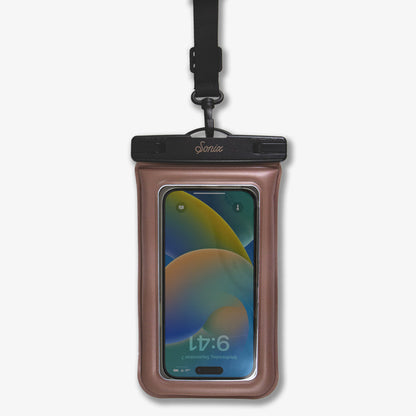 Waterproof Phone Pouch - Mocha