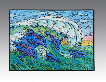 Wave Riding Door Mat